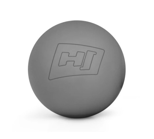 Силіконовий масажний м'яч 63 мм Hop-Sport HS-S063MB, сірий Силіконовий масажний м'яч 63 мм Hop-Sport HS-S063MB, сірий