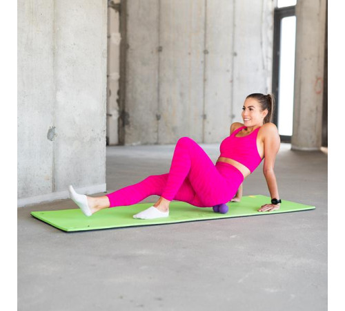 Масажний м'яч HMS BLC02 фіолетовий (подвійний)