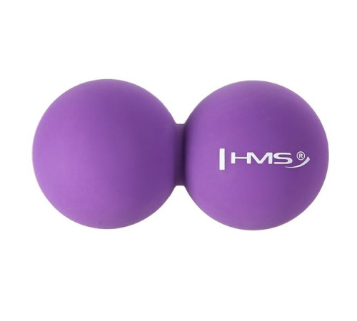Масажний м'яч HMS BLC02 фіолетовий (подвійний)