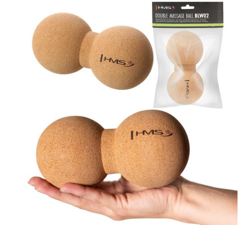 Корковий масажний м'яч HMS BLW02 (подвійний)
