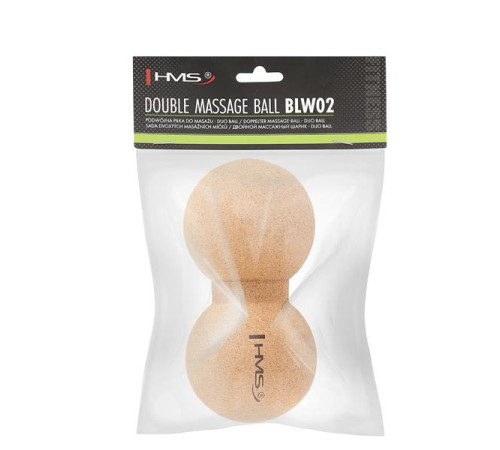 Корковий масажний м'яч HMS BLW02 (подвійний)