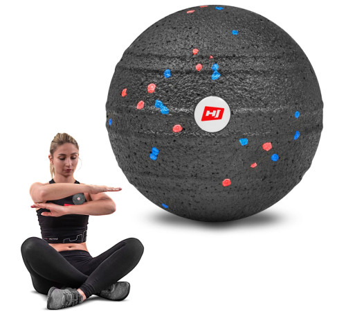 М'яч масажний EPP 100 мм Hop-Sport HS-P100MB М'яч масажний EPP 100 мм Hop-Sport HS-P100MB