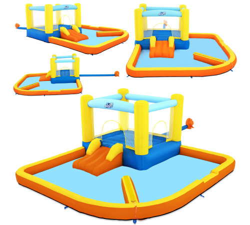Plac zabaw dmuchany Beach Bounce 365 × 340 × 152 cm Bestway 53381