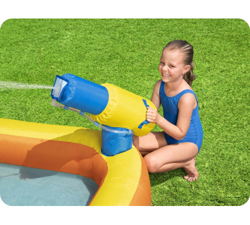 Plac zabaw dmuchany Mega Park 551 x 502 x 265 cm Bestway 53377