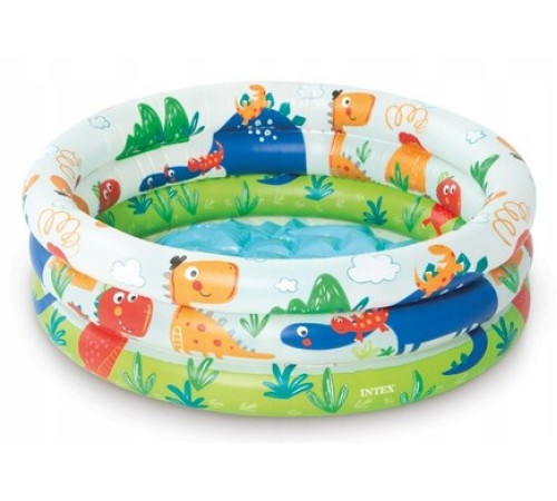 Басейн надувний дитячий Динозаври Intex 57106 61x22 см