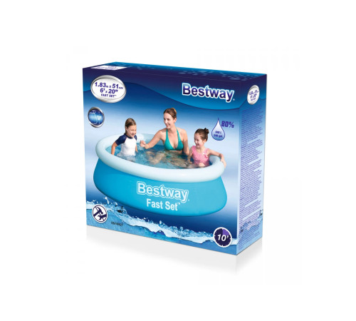 Басейн надувний дитячий Bestway 57392 183x51 см Басейн надувний дитячий Bestway 57392 183x51 см