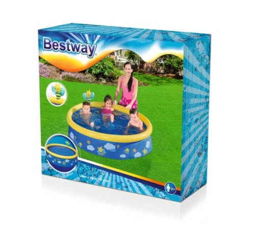 Басейн надувний дитячий "Бджоли" Bestway 57326 152x38 см Басейн надувний дитячий "Бджоли" Bestway 57326 152x38 см