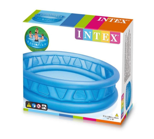 Басейн надувний дитячий Літаюча тарілка Intex 58431 188x46 см Басейн надувний дитячий Літаюча тарілка Intex 58431 188x46 см