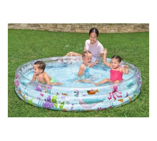 Басейн надувний дитячий Морський світ Bestway 51005-jellyfish 183x33 см