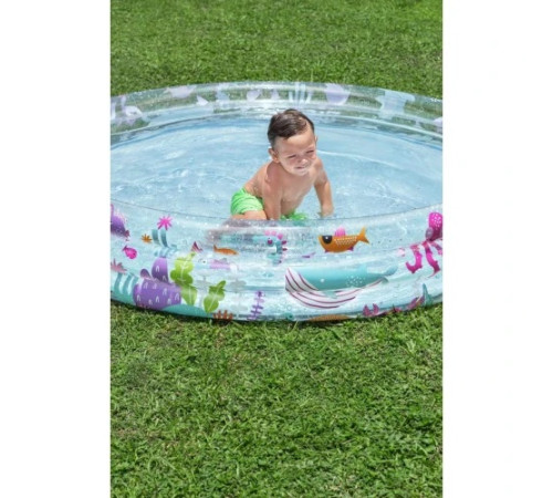 Басейн надувний дитячий Морський світ Bestway 51005-jellyfish 183x33 см
