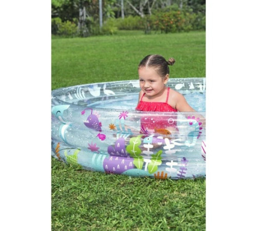 Басейн надувний дитячий Морський світ Bestway 51005-jellyfish 183x33 см