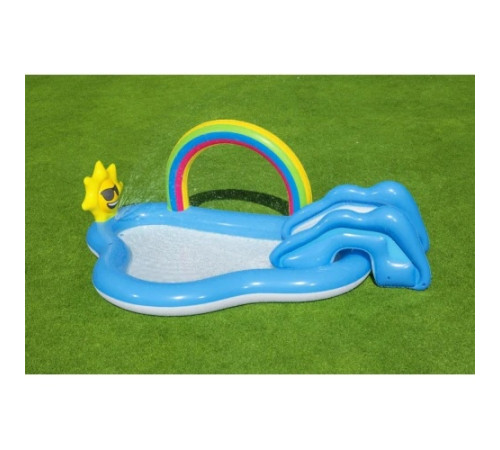 Надувний ігровий майданчик Rainbow N' Shine Bestway 53092 257x145x91 см Надувний ігровий майданчик Rainbow N' Shine Bestway 53092 257x145x91 см