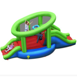 Надувний ігровий майданчик Costway Castillo 410х190х197 см