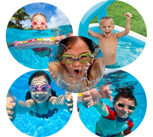 Басейн надувний дитячий SWIM CENTER Intex 57180 203x152x48 см