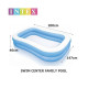 Басейн надувний дитячий SWIM CENTER Intex 57180 203x152x48 см