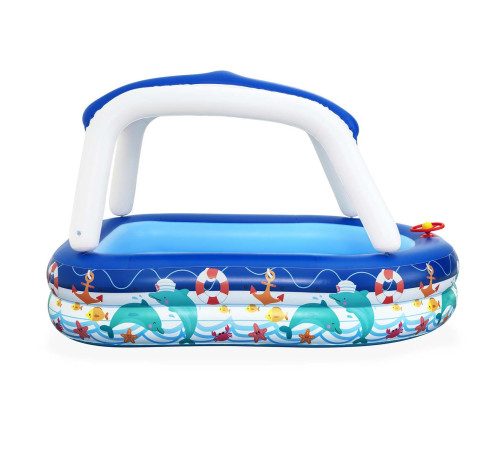 Басейн надувний дитячий Bestway 54370 213x155x132 см