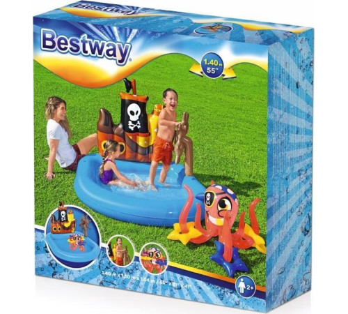 Басейн надувний дитячий Bestway 52211 140x130x104 см Басейн надувний дитячий Bestway 52211 140x130x104 см