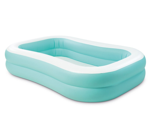 Басейн надувний дитячий Intex 57181-blue 229x147x46 см