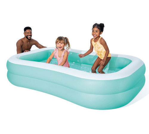 Басейн надувний дитячий Intex 57181-blue 229x147x46 см