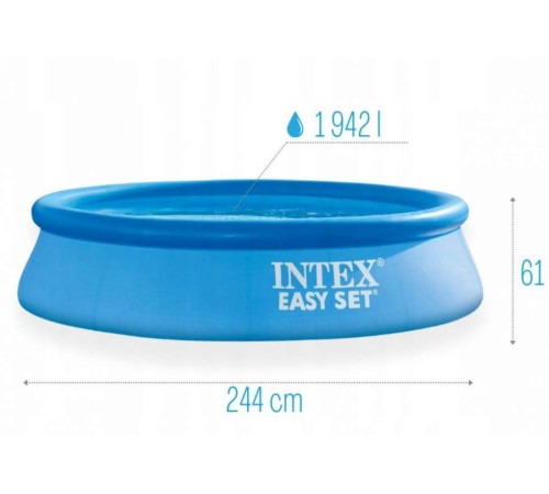 Басейн надувний дитячий Easy Set Intex 28106 244 x 61 см