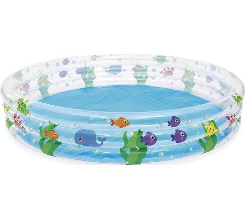 Басейн надувний дитячий Bestway 51005-fish 183x33 см Басейн надувний дитячий Bestway 51005-fish 183x33 см
