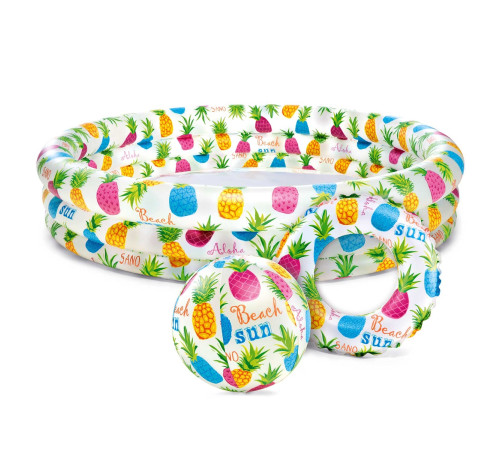 Басейн надувний дитячий Fish inflatable INTEX 59469 132х28 см