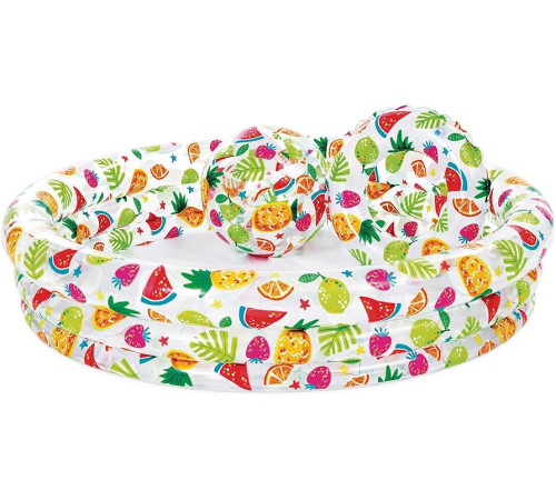 Басейн надувний дитячий Fish inflatable INTEX 59469 132х28 см