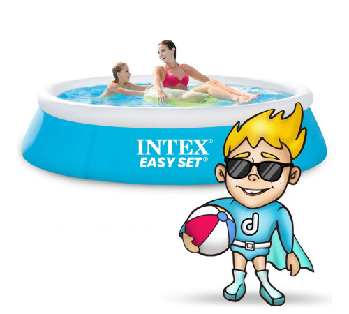 Басейн надувний дитячий INTEX 28101 183x51 см Басейн надувний дитячий INTEX 28101 183x51 см