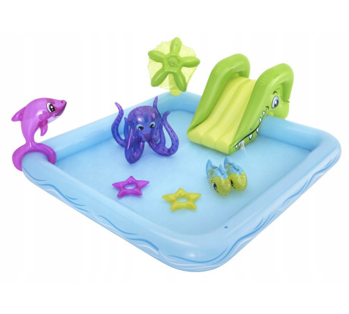 Надувний ігровий майданчик Fantastic Aquarium Bestway 53052 239х206х86 см Надувний ігровий майданчик Fantastic Aquarium Bestway 53052 239х206х86 см