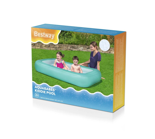 Басейн надувний дитячий Bestway 51115 165x104x25 см бірюзовий