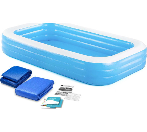 Басейн надувний дитячий Bestway 54009 305x183 см 3в1