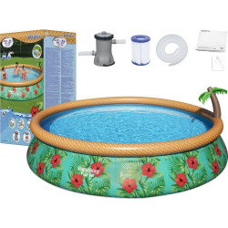 Басейн надувний дитячий Tropical Bestway 57416 457x84 см 15FT