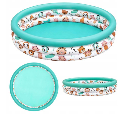 Басейн надувний Bestway Звірятка з сафарі 51226 122 x 25 см