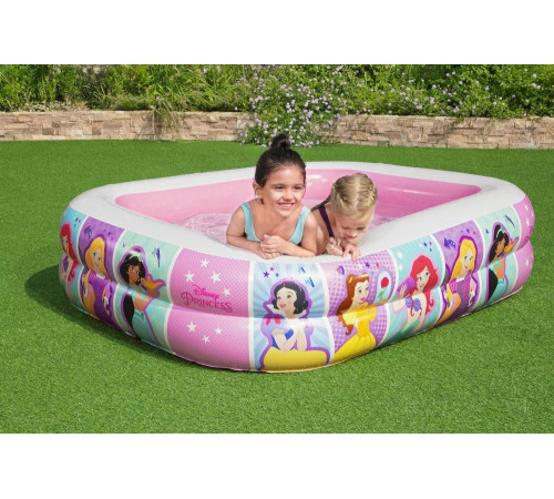 Басейн надувний дитячий Disney Princesses Bestway 91056 200x146x48 см