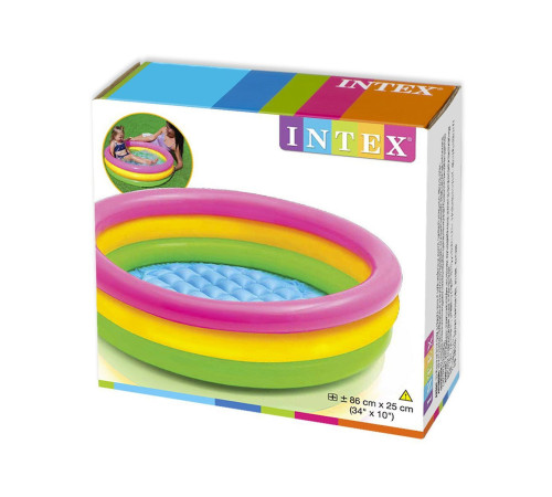 Басейн надувний дитячий Sunset Glow INTEX 57107 61x22 см Басейн надувний дитячий Sunset Glow INTEX 57107 61x22 см