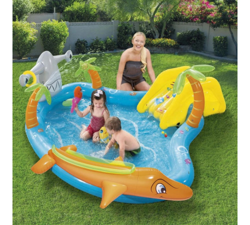Басейн надувний дитячий Sea Pool Bestway 53067 280х257х87 см Басейн надувний дитячий Sea Pool Bestway 53067 280х257х87 см