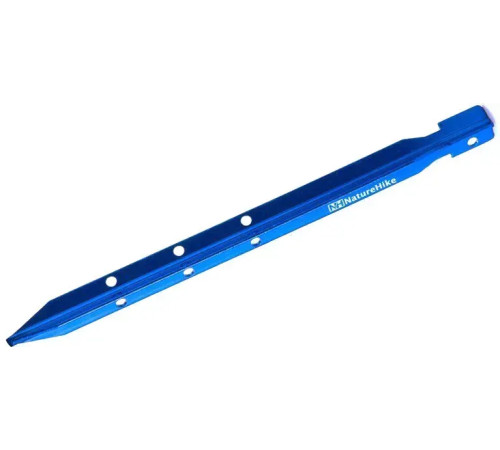 Набір кілочків V-подібних Naturehike NH15A009-I 25 см 4 шт, синій