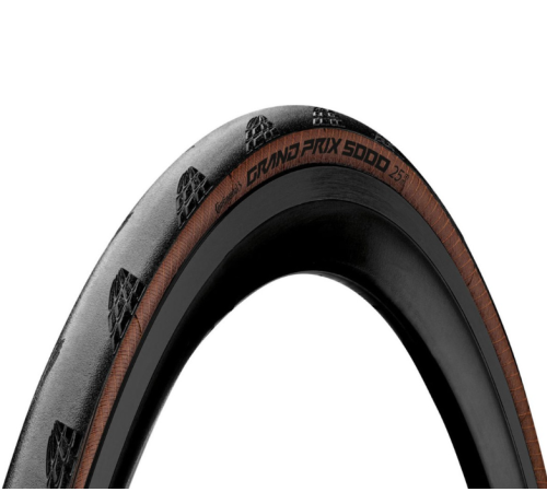 Шина велосипедна 700x25C Cointinental Grand Prix 5000 25-622 / - 225 г - чорний