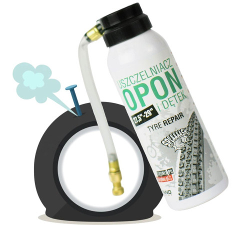 Герметик Для Шин EXPAND REPAIR TIRE 125мл спрей Герметик Для Шин EXPAND REPAIR TIRE 125мл спрей