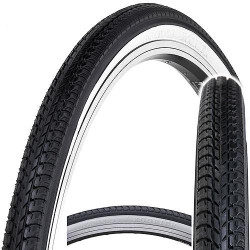 Шина 26 X 1 3/8 KENDA K-192 KOURIER борт білий 37-590