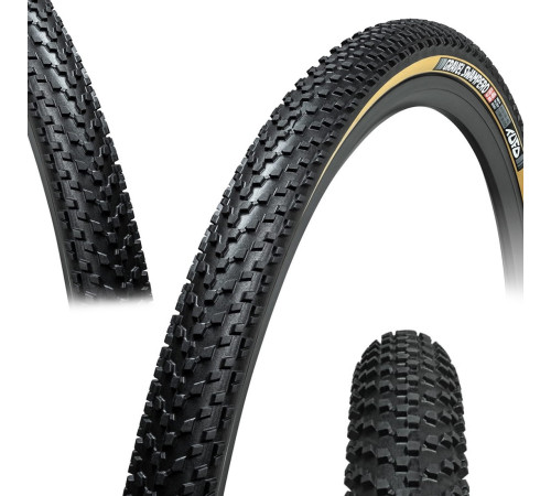 Шина 28 /700 x 40C/ TUFO GRAVEL SWAMPERO TR (40-622) чорний/бежевий Шина 28 /700 x 40C/ TUFO GRAVEL SWAMPERO TR (40-622) чорний/бежевий