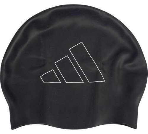 Шапочка для плавання Adidas Logo Swim IA8305, чорна Шапочка для плавання Adidas Logo Swim IA8305, чорна