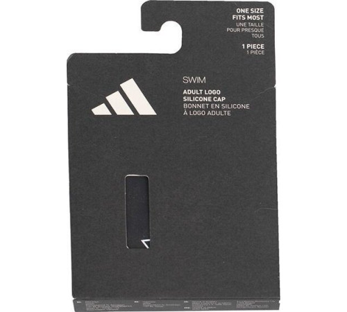 Шапочка для плавання Adidas Logo Swim IA8305, чорна Шапочка для плавання Adidas Logo Swim IA8305, чорна