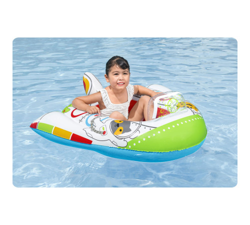 Pontonik plażowy statek kosmiczny 104 x 99 cm Bestway 34178