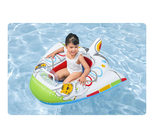 Pontonik plażowy statek kosmiczny 104 x 99 cm Bestway 34178