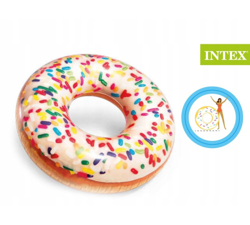 Коло надувне для плавання Intex 56263 Донат, 99 см
