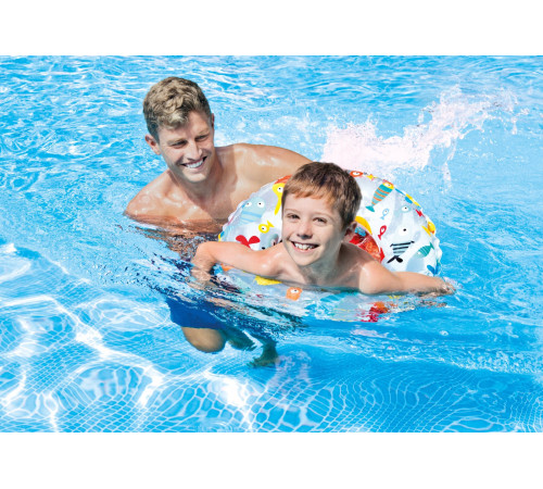 Коло надувне для плавання Intex 59241 Морські мешканці, 61 см