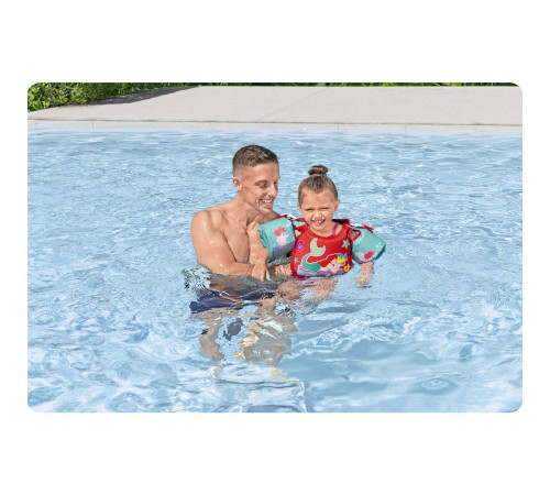 Жилет для плавання з нарукавниками Bestway 9101I Аріель