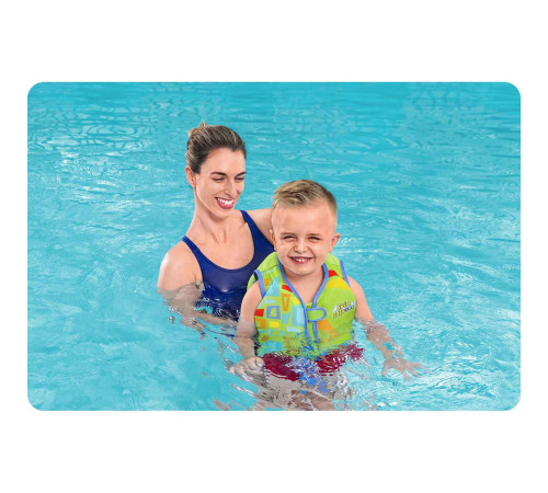 Жилет для плавання Bestway 32177 розмір M/L, зелений