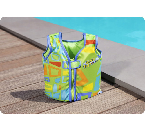 Жилет для плавання Bestway 32177 розмір M/L, зелений